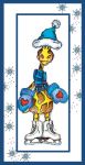 Skating Giraffe Card